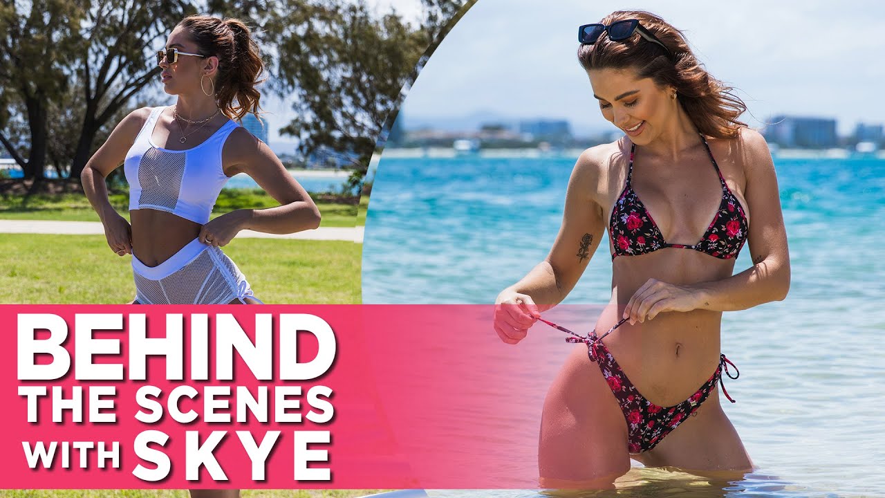 image 0 See-through Shorts & Beachside Adventures: Behind The Scenes With Sexy Skye