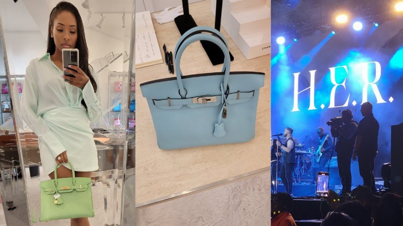 image 0 Vlog: Mytheresa & Vogue Event Shopping For Hermes Birkin H.e.r. Concert